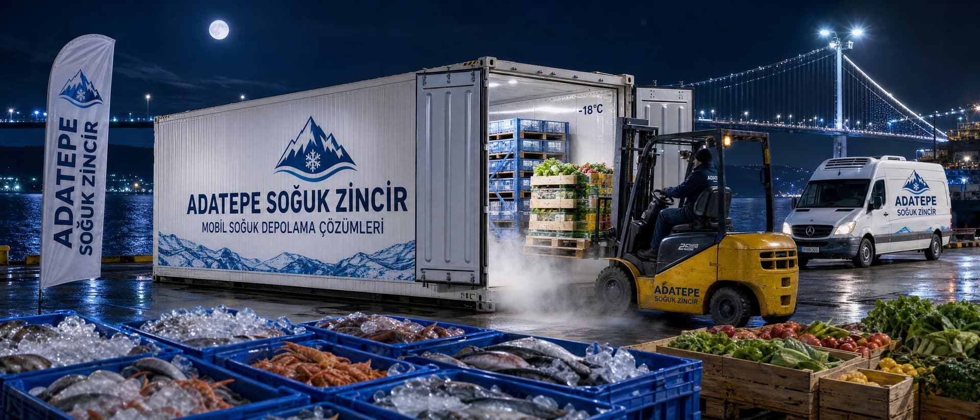 Adatepe Soğuk Zincir - Gece Liman Operasyonu, Reefer Konteyner ve Frigorifik Dağıtım